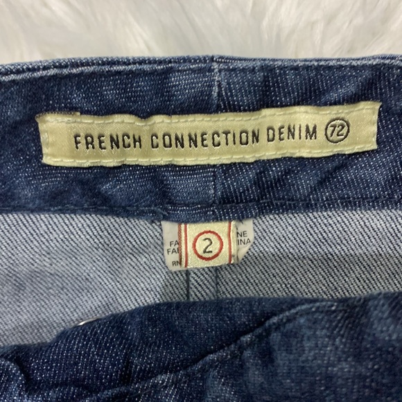 French Connection Denim Skirt Size 2 - Picture 2 of 3
